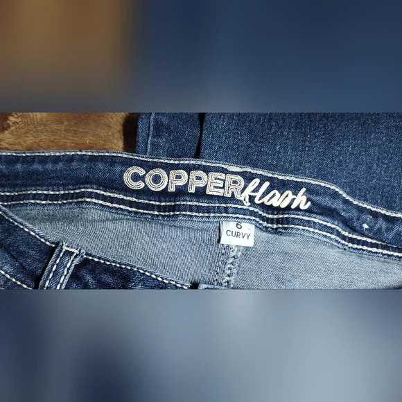 Cooper Flash Women's Blue Denim Jeans (6) - Picture 10 of 11